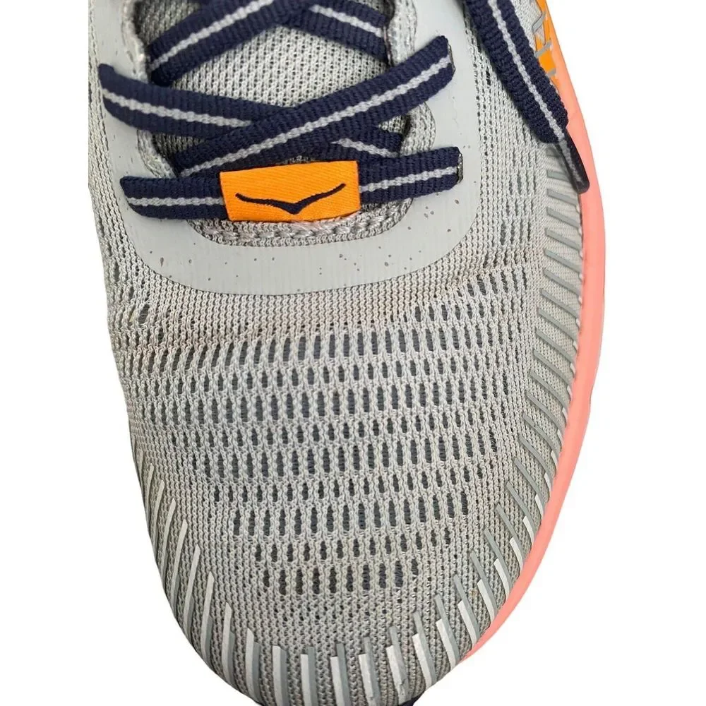 Hoka One One Womens 8.5 Bondi 7 Running Walking Cushion Comfy Workout Blue Shoes - Picture 7 of 13